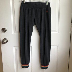 RAINBOW RIB WOMENS POCKET SWEATPANTS